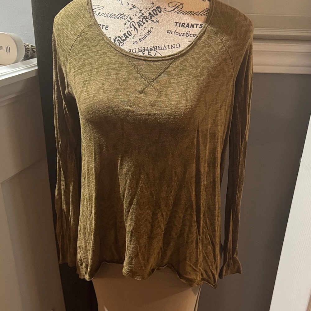 Roxy Olive Long Sleeve Women's Top